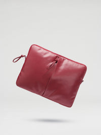 Vegan Leather - Cherry red